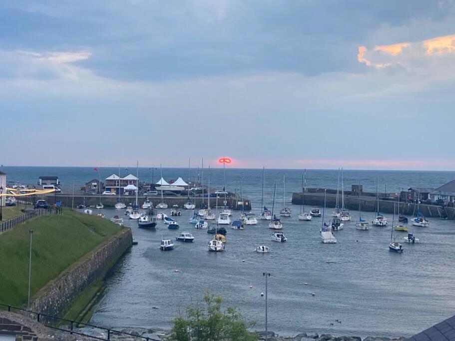 Aberaeron Island House - Panoramic Harbour Views Villa Buitenkant foto